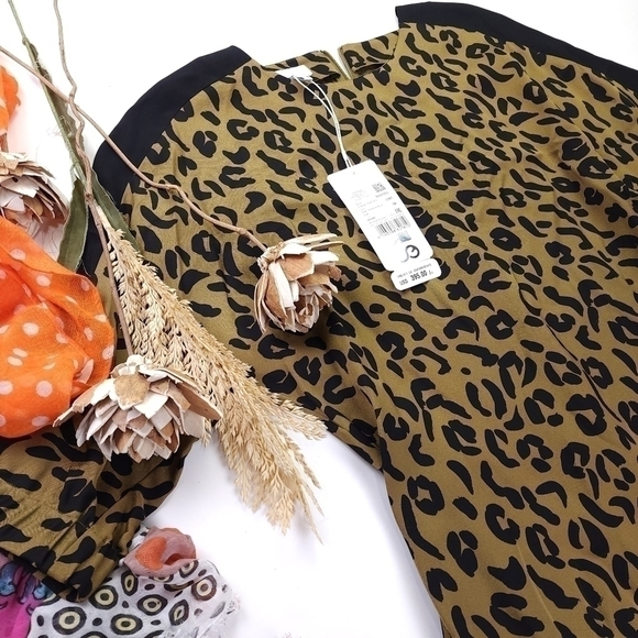 New Escada Olive Black Dress Sz 36 - Picture 9 of 16